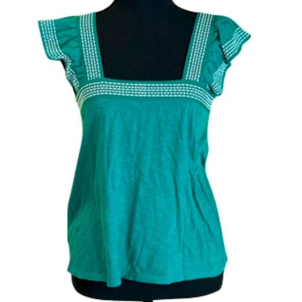 Loft Teal Tank Top Size Small